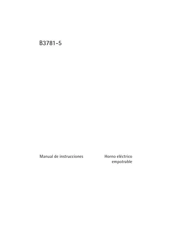 Mode d'emploi AEG-ELECTROLUX B3781-5-M