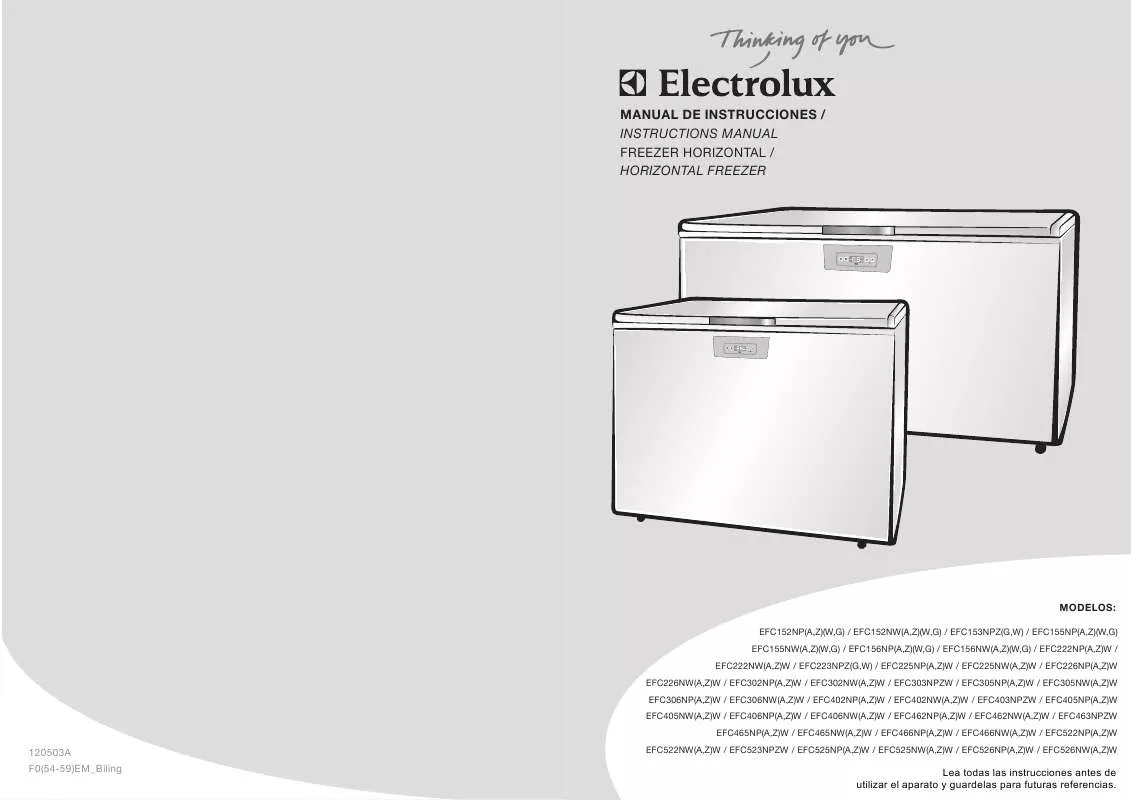 Mode d'emploi AEG-ELECTROLUX EFC152NPZG