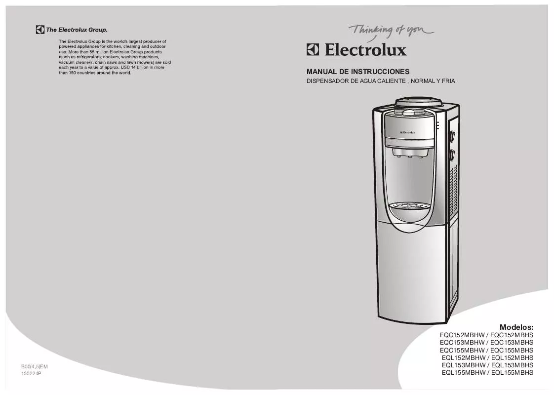 Mode d'emploi AEG-ELECTROLUX EQC153MBHS
