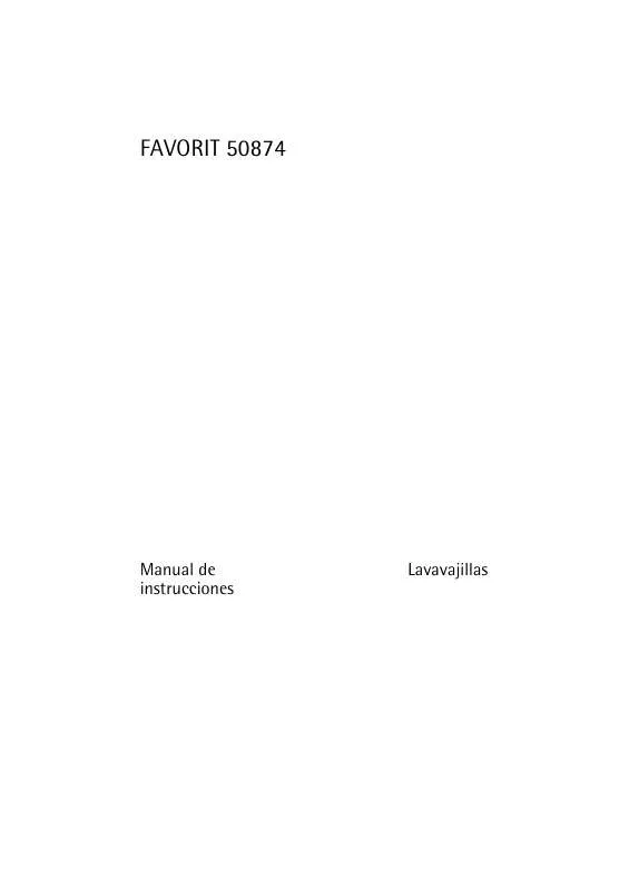 Mode d'emploi AEG-ELECTROLUX FAVORIT50874