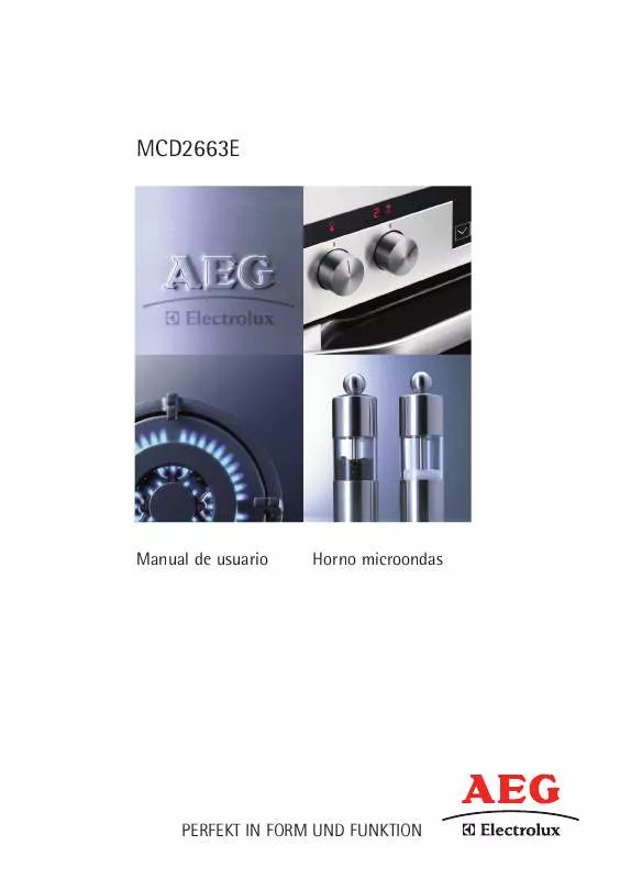 Mode d'emploi AEG-ELECTROLUX MCD2663E-B
