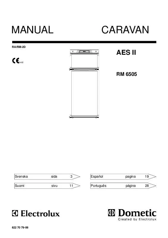 Mode d'emploi AEG-ELECTROLUX RM6505