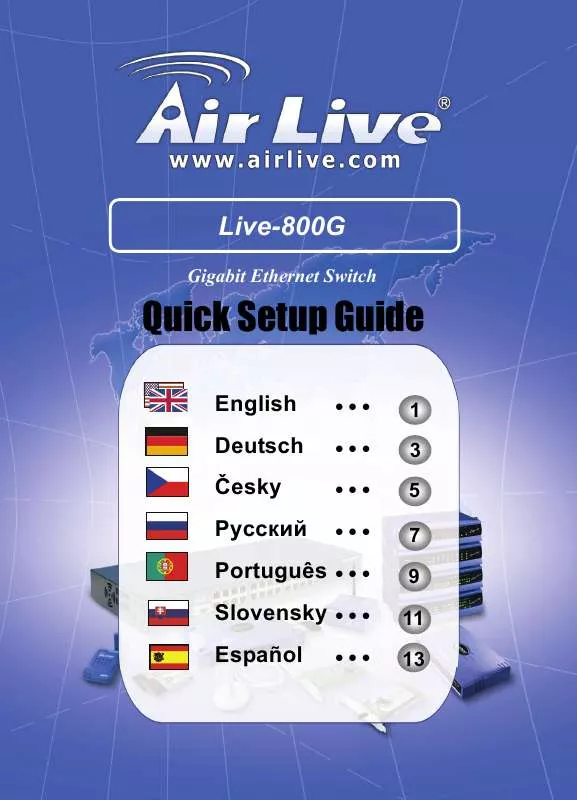 Mode d'emploi AIRLIVE LIVE-800G