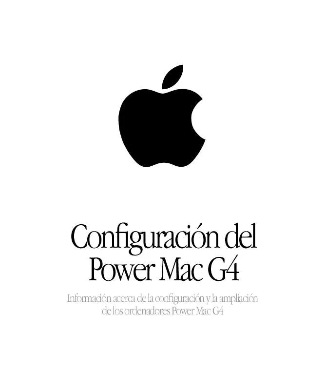 Mode d'emploi APPLE POWER MAC G4