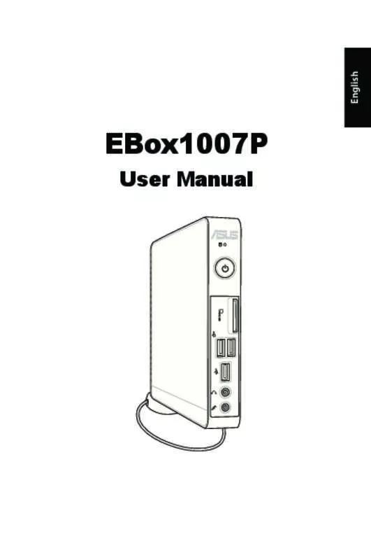 Mode d'emploi ASUS EEEBOX PC EB1007P-B0107