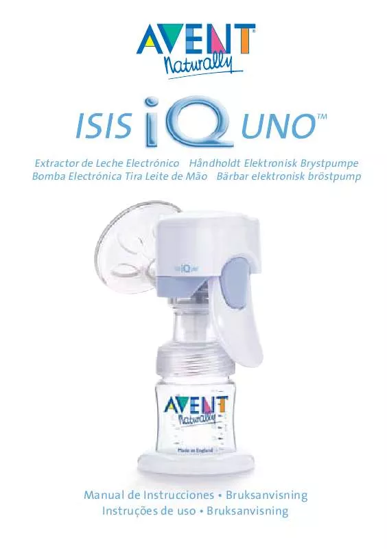 Mode d'emploi AVENT EXTRACTOR ELECTRONICO ISIS IQ UNO