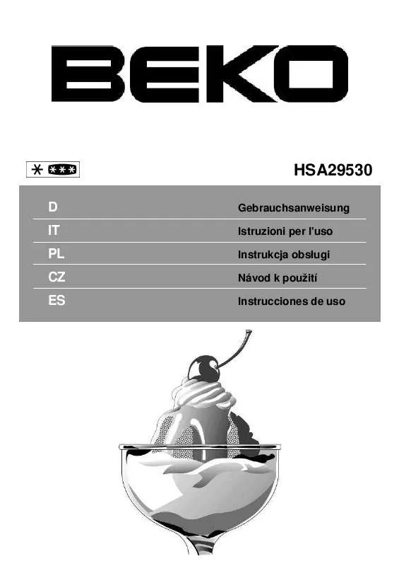 Mode d'emploi BEKO HSA29530
