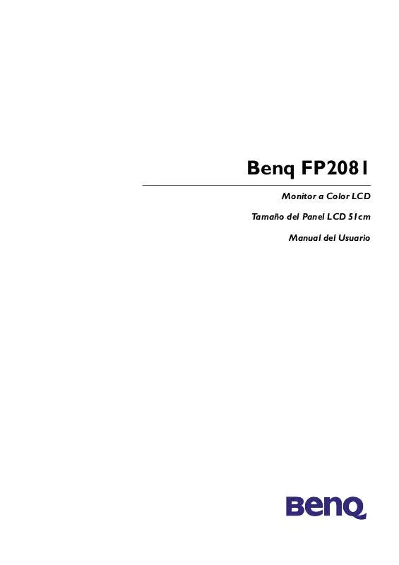 Mode d'emploi BENQ FP2081