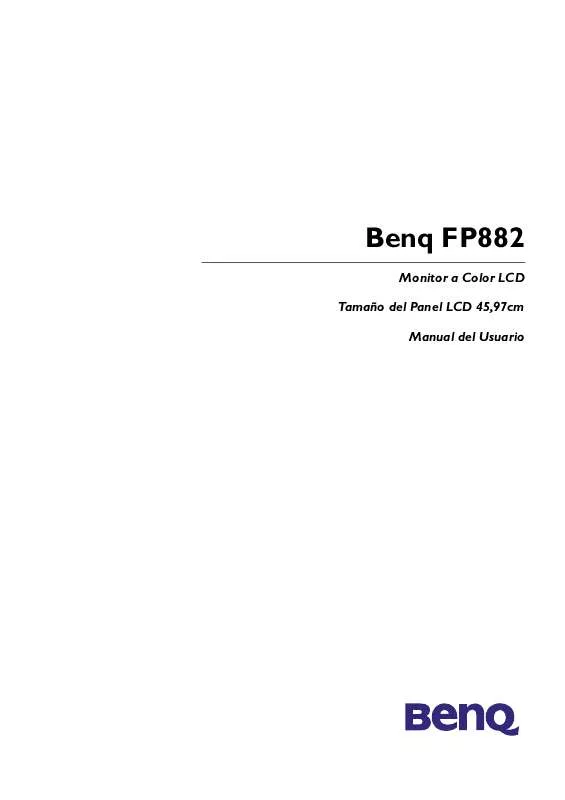 Mode d'emploi BENQ FP882