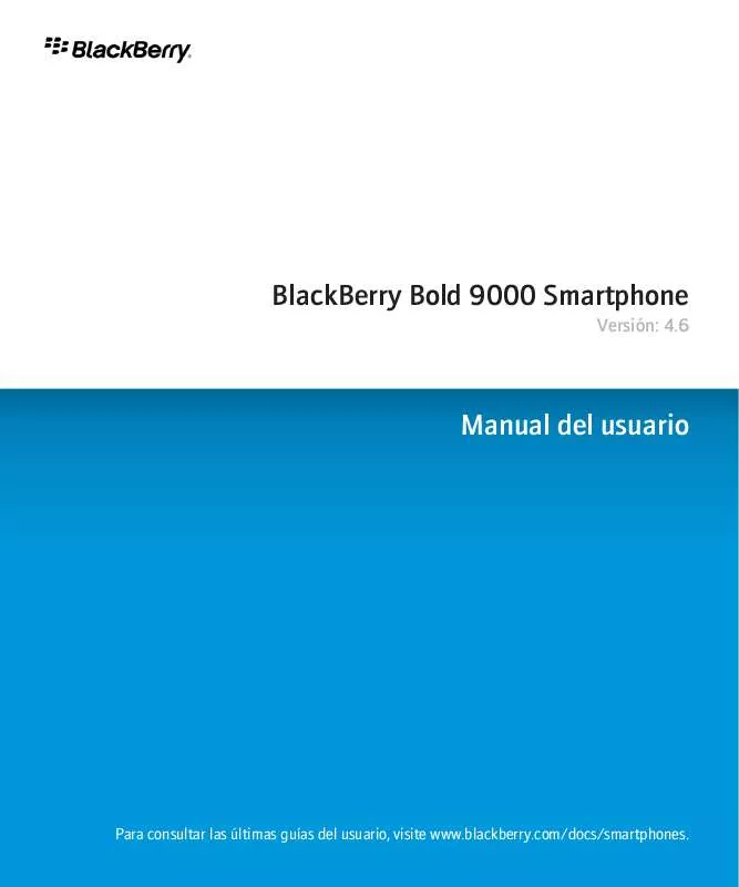 Mode d'emploi BLACKBERRY BOLD 9000 SMARTPHONE
