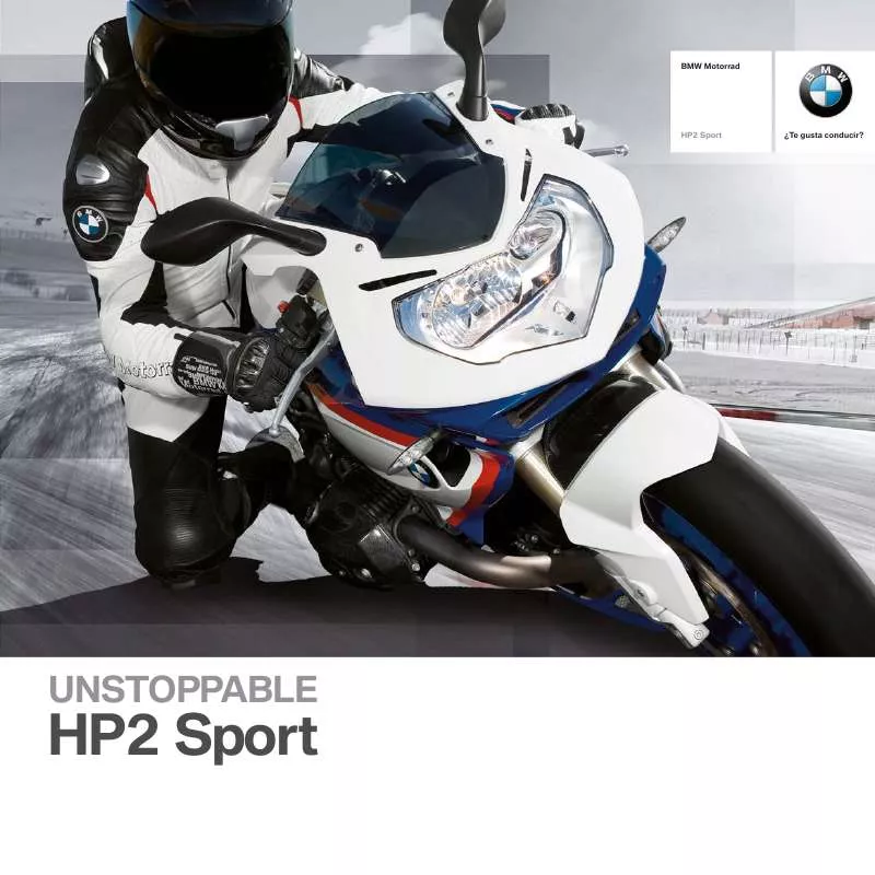 Mode d'emploi BMW HP2 SPORT