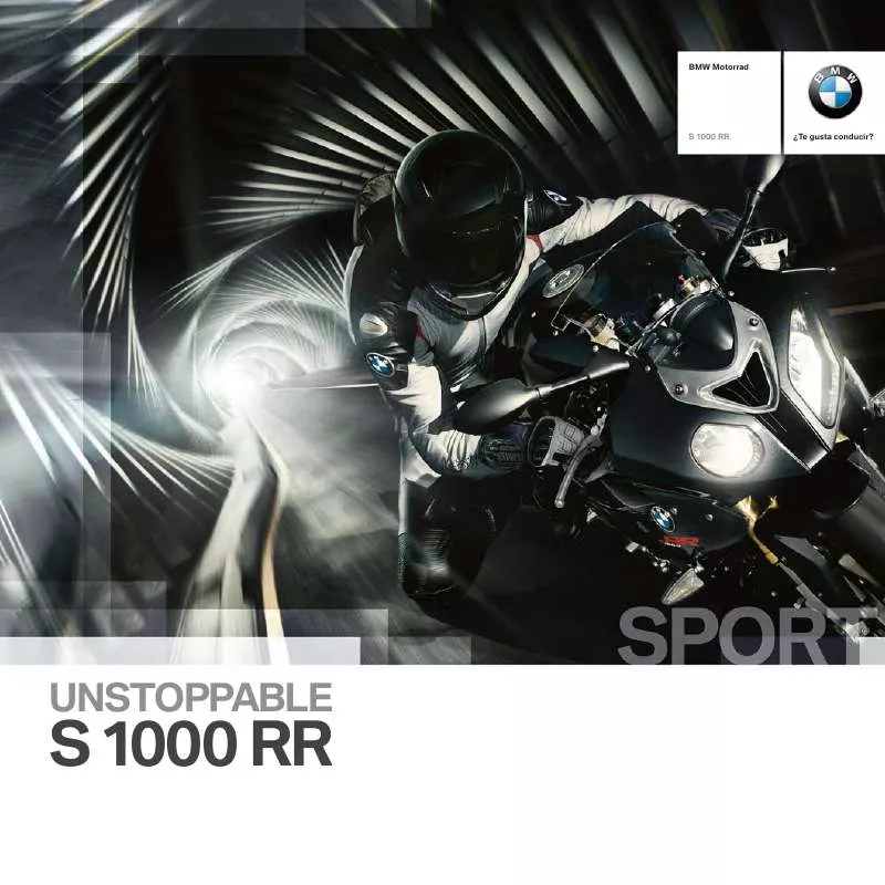 Mode d'emploi BMW S 1000 RR