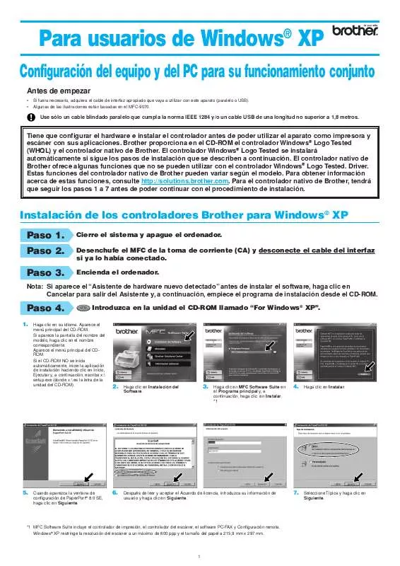 Mode d'emploi BROTHER MFC-9030