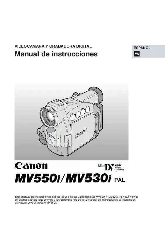 Mode d'emploi CANON MV530I