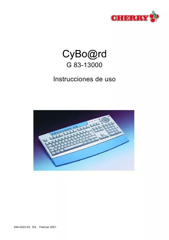 Mode d'emploi CHERRY CYBO@RD USB-HUB, G83-13500