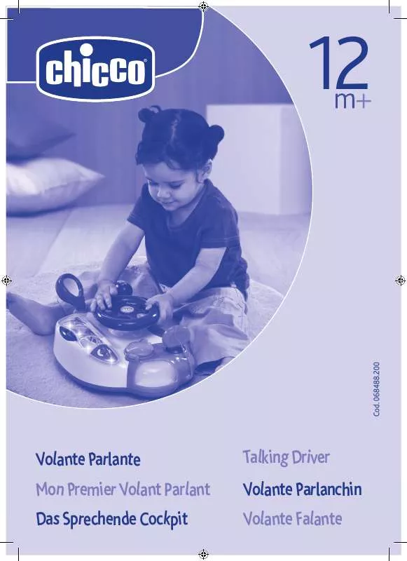 Mode d'emploi CHICCO TALKING DRIVER