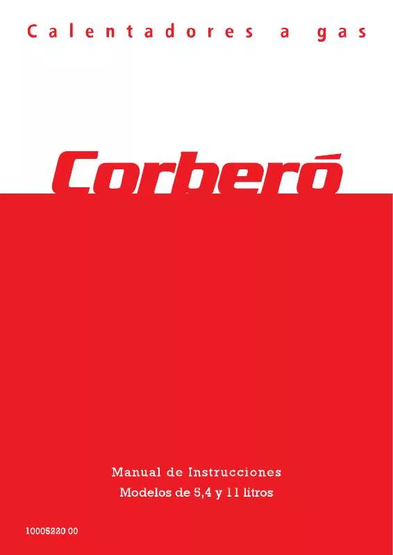 Mode d'emploi CORBERO CGE275EN/4
