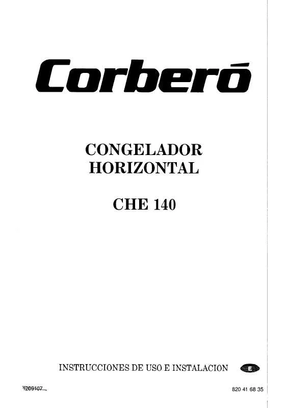 Mode d'emploi CORBERO CHE140