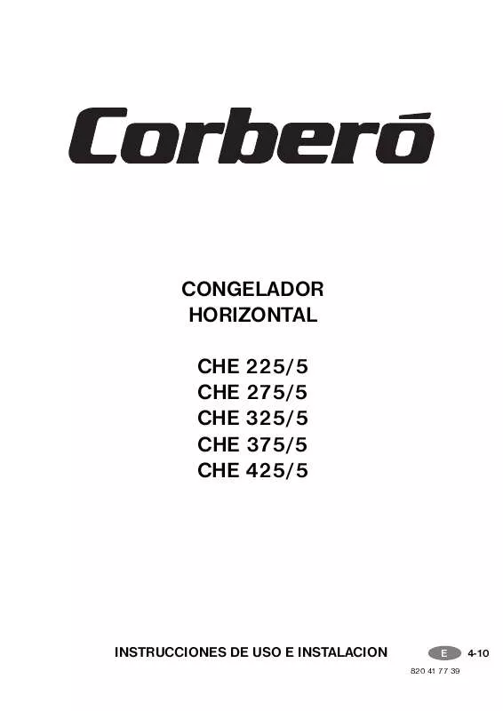 Mode d'emploi CORBERO CHE225/5