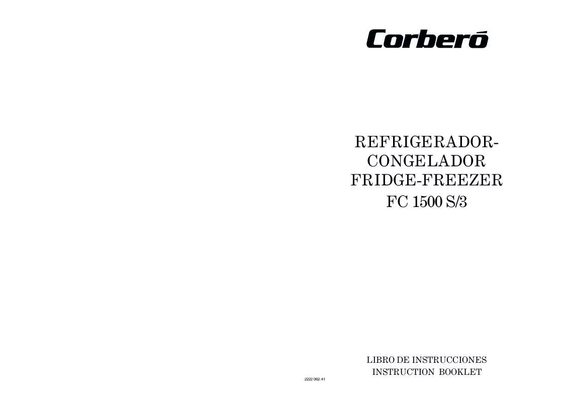 Mode d'emploi CORBERO FC1500S/3