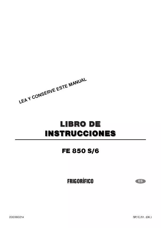 Mode d'emploi CORBERO FE 850S-6