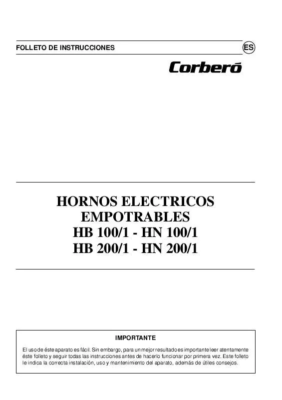 Mode d'emploi CORBERO HB200/1
