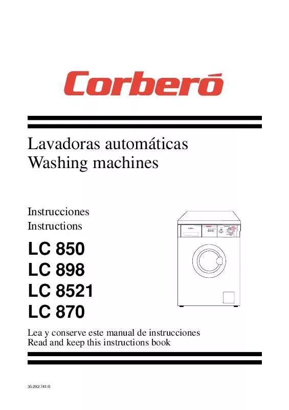 Mode d'emploi CORBERO LC 850