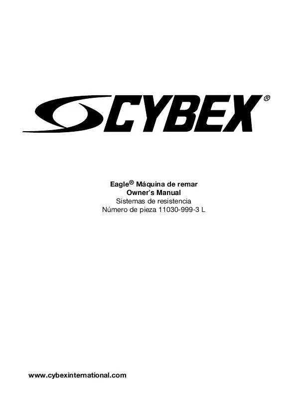Mode d'emploi CYBEX INTERNATIONAL 11030_ROW