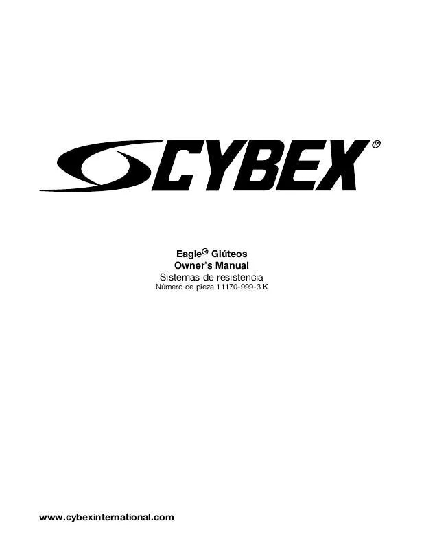 Mode d'emploi CYBEX INTERNATIONAL 11170_GLUTE