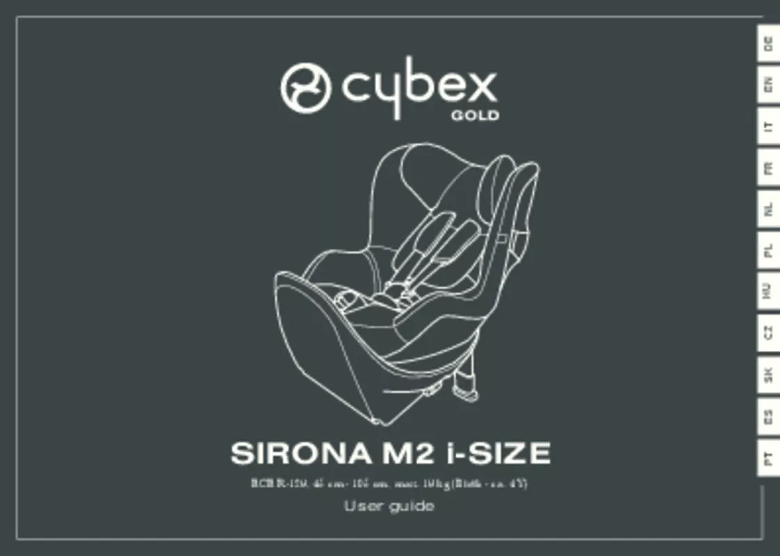 Mode d'emploi CYBEX SIRONA M2 I-SIZE
