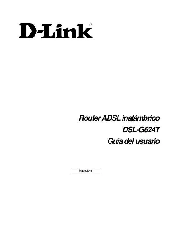 Mode d'emploi D-LINK DSL-G624T