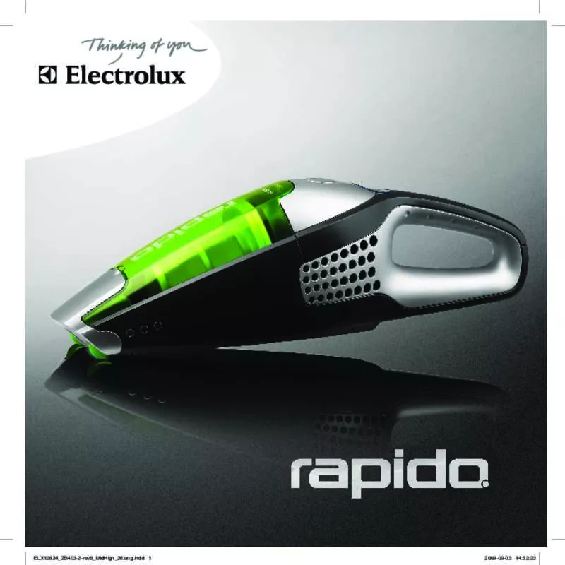 Mode d'emploi ELECTROLUX RAPIDO ZB4104WD