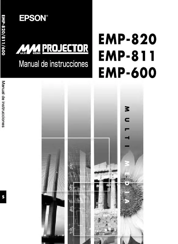 Mode d'emploi EPSON EMP-600