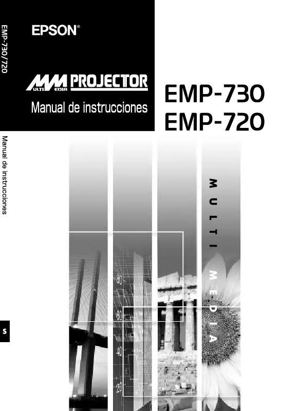 Mode d'emploi EPSON EMP-720
