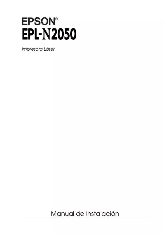 Mode d'emploi EPSON EPL-N2050