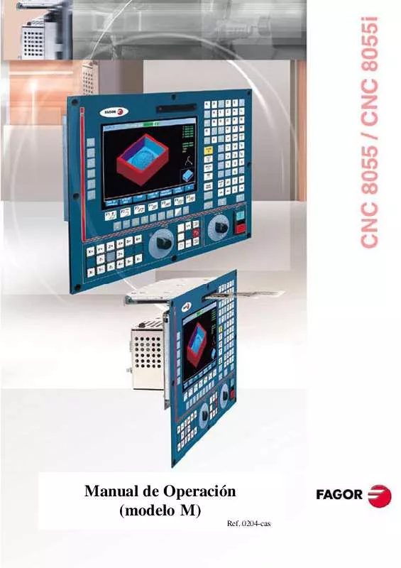 Mode d'emploi FAGOR CNC 8055 MODELO M