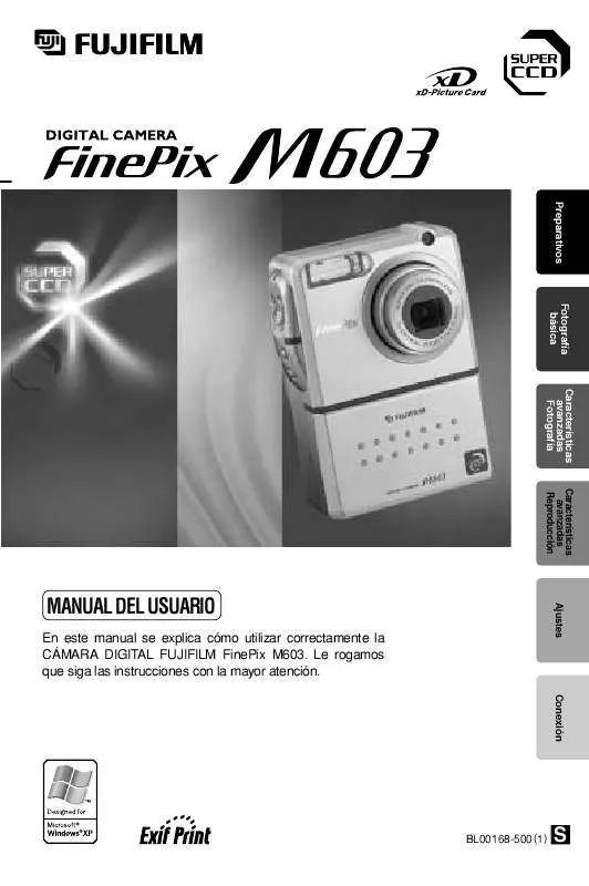 Mode d'emploi FUJIFILM FINEPIX M603