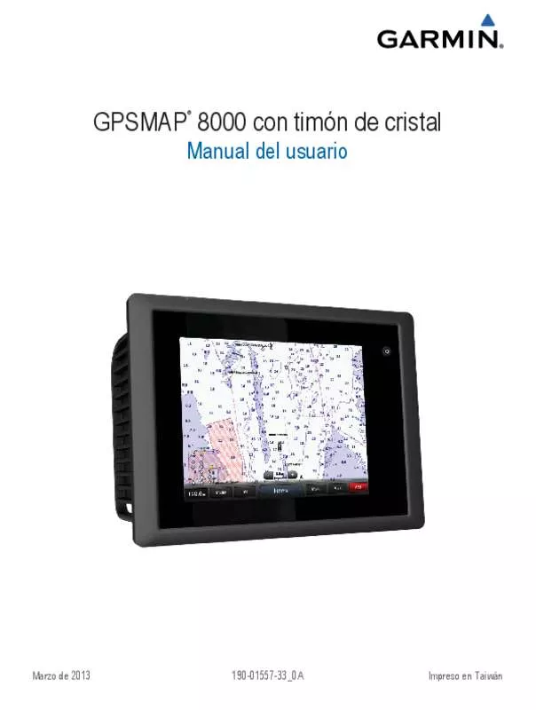 Mode d'emploi GARMIN GPSMAP 8008