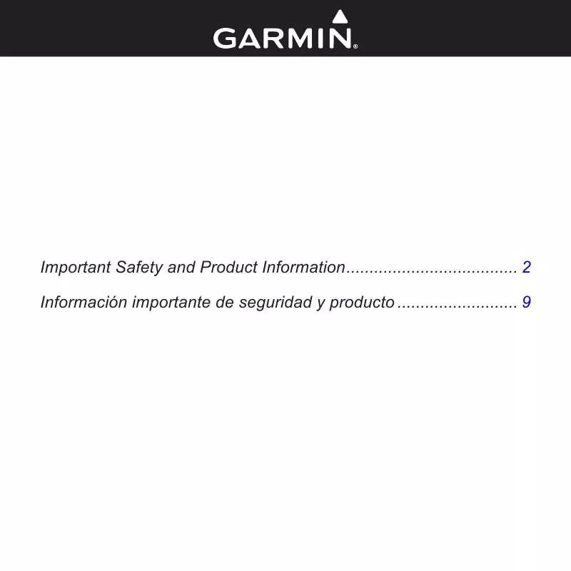 Mode d'emploi GARMIN G60