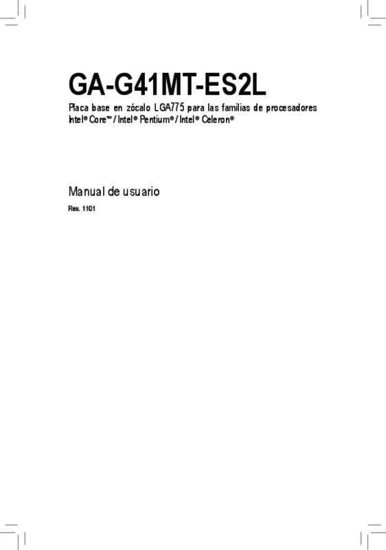 Mode d'emploi GIGABYTE GA-G41MT-ES2L