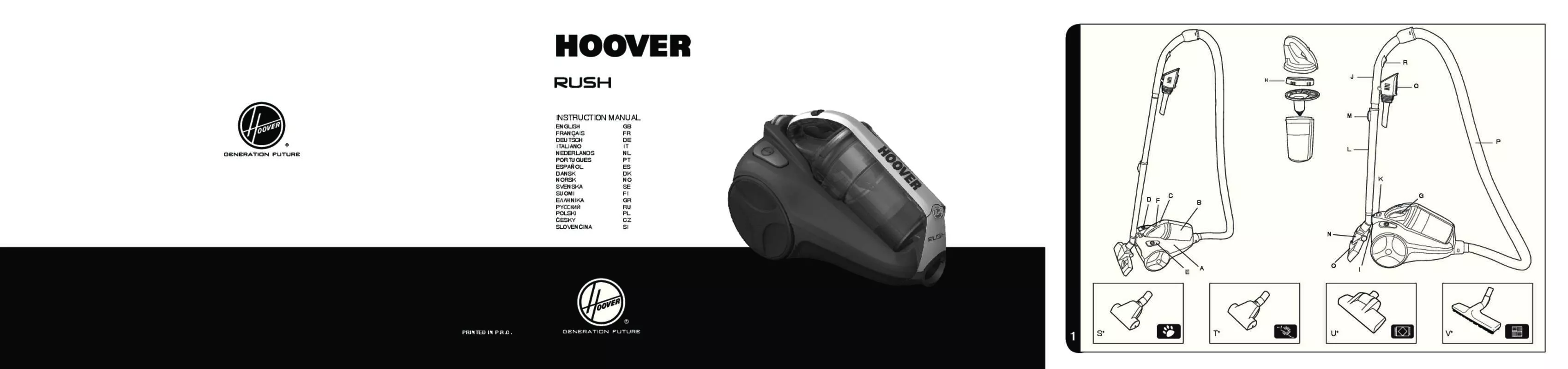 Mode d'emploi HOOVER TCR 4213