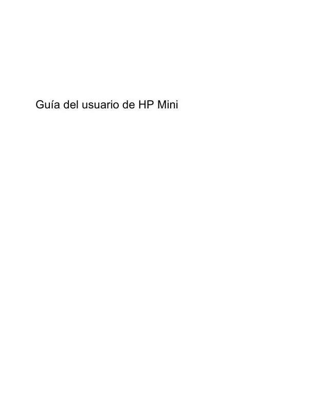 Mode d'emploi HP COMPAQ MINI 110C-1010SA