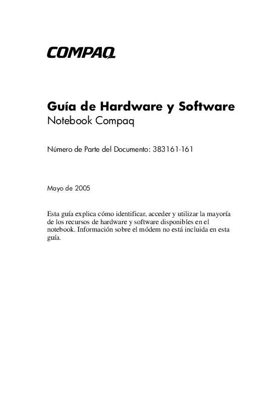 Mode d'emploi HP COMPAQ PRESARIO V2009EA