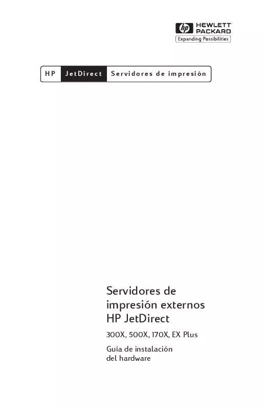 Mode d'emploi HP JETDIRECT 500X PRINT SERVER