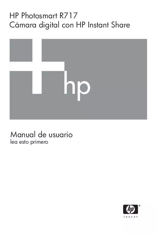 Mode d'emploi HP PHOTOSMART R717