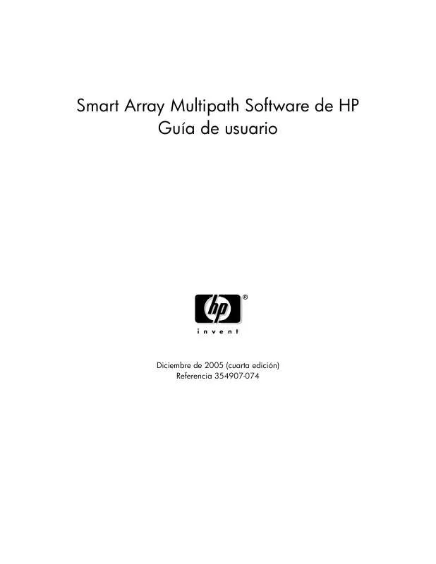 Mode d'emploi HP STORAGEWORKS 500 G2 MODULAR SMART ARRAY