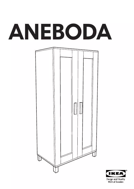 Mode d'emploi IKEA ANEBODA ARMARIO