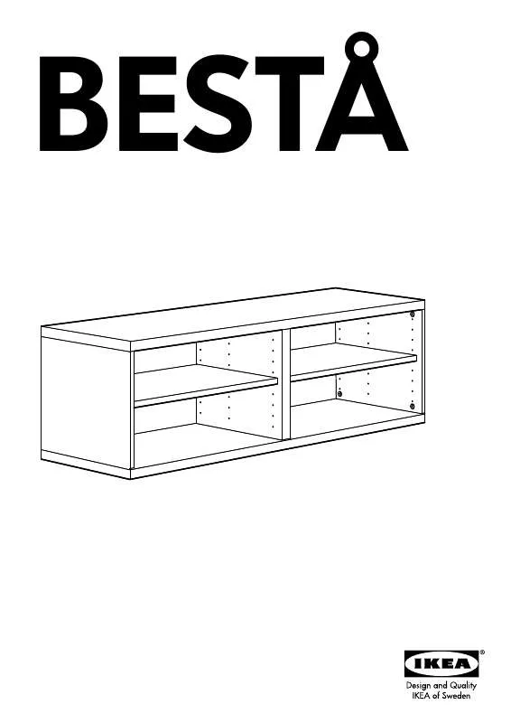 Mode d'emploi IKEA BESTÅ ESTANTERÍA/ MÓDULO DE EXTENSIÓN 120X40X38
