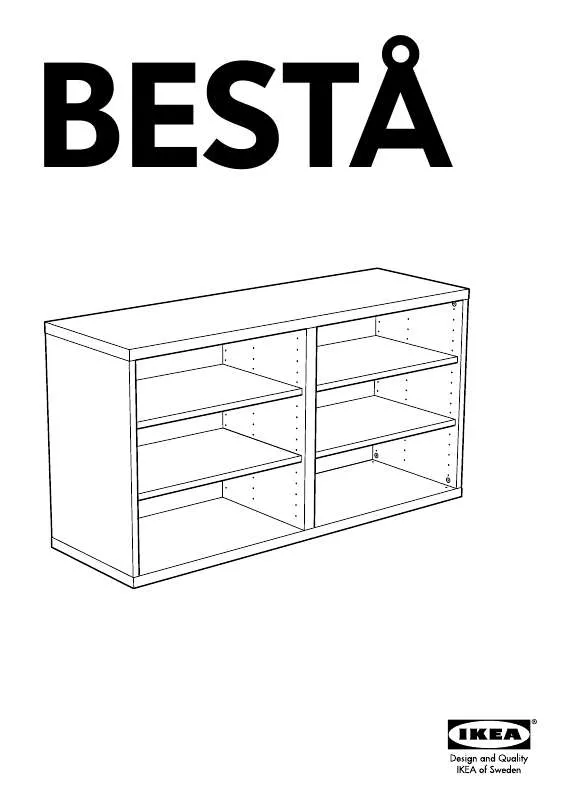Mode d'emploi IKEA BESTÅ ESTANTERÍA/ MÓDULO DE EXTENSIÓN 120X40X64