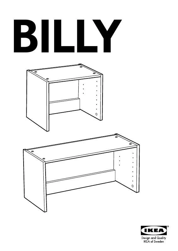 Mode d'emploi IKEA BILLY ALTILLO